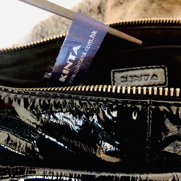 KINTA Patent Leather Hobo Shoulder - Picture 8 of 8